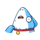 😨-Sharkpup, Telegram Sticker