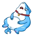 😩-Sharkpup, Telegram Sticker
