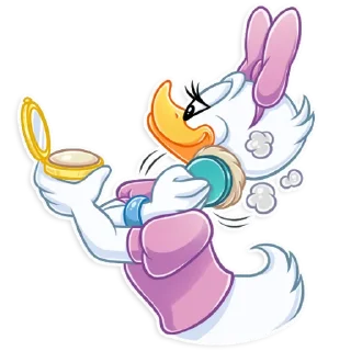 💄-Donald and Daisy, Telegram Sticker