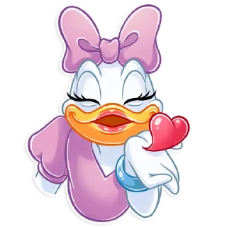 😘-Donald and Daisy, Telegram Sticker