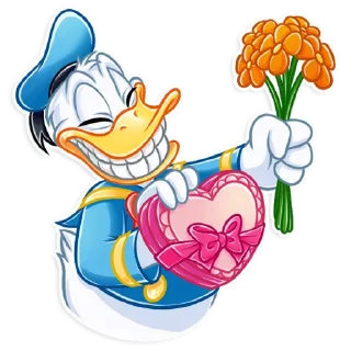 💐-Donald and Daisy, Telegram Sticker