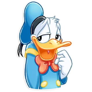 😳-Donald and Daisy, Telegram Sticker