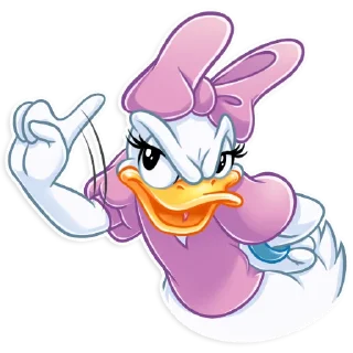 🤬-Donald and Daisy, Telegram Sticker