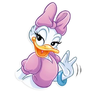 👋-Donald and Daisy, Telegram Sticker