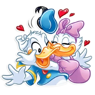 💏-Donald and Daisy, Telegram Sticker