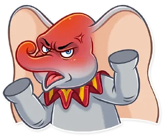 😡-Dumbo, Telegram Sticker