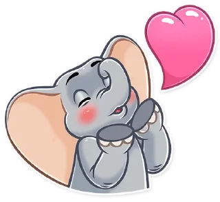 😘-Dumbo, Telegram Sticker
