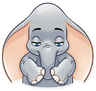 😞-Dumbo, Telegram Sticker