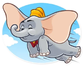 ✈️-Dumbo, Telegram Sticker