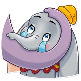 😭-Dumbo, Telegram Sticker