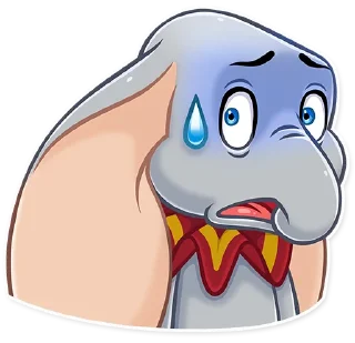 😨-Dumbo, Telegram Sticker