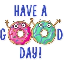 ☺️-Donut and Coffee, Telegram Sticker