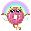 🌈-Donut and Coffee, Telegram Sticker