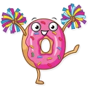 ✊-Donut and Coffee, Telegram Sticker
