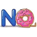 ☹️-Donut and Coffee, Telegram Sticker