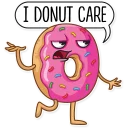 😒-Donut and Coffee, Telegram Sticker