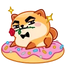 🌹-Donut, Telegram Sticker