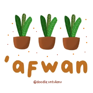 🌻-@doodle.untukmu, Telegram Sticker