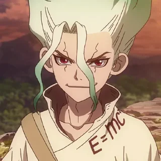 ⛰-Dr. Stone, Telegram Sticker