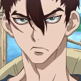 ⛰-Dr. Stone, Telegram Sticker