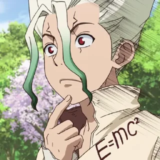 ⛰-Dr. Stone, Telegram Sticker