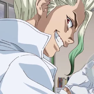 ⛰-Dr. Stone, Telegram Sticker