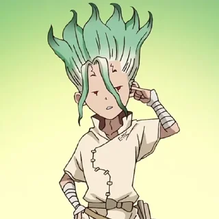 ⛰-Dr. Stone, Telegram Sticker