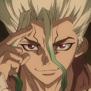 ⛰-Dr. Stone, Telegram Sticker