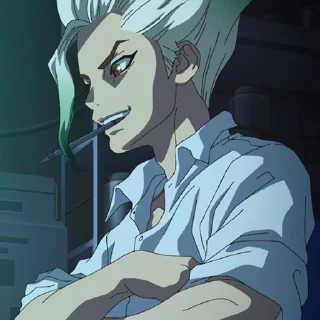 ⛰-Dr. Stone, Telegram Sticker