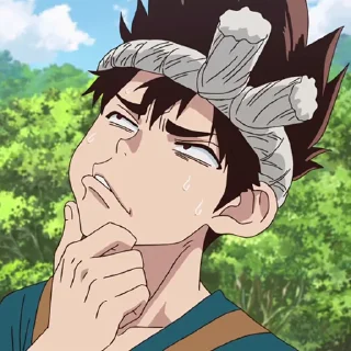 ⛰-Dr. Stone, Telegram Sticker
