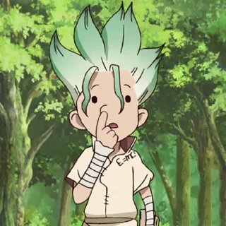 ⛰-Dr. Stone, Telegram Sticker