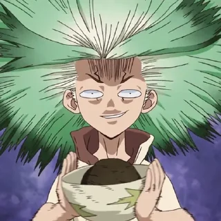 ⛰-Dr. Stone, Telegram Sticker
