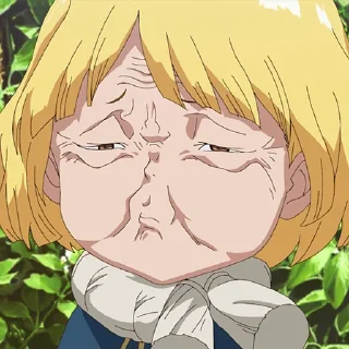 ⛰-Dr. Stone, Telegram Sticker