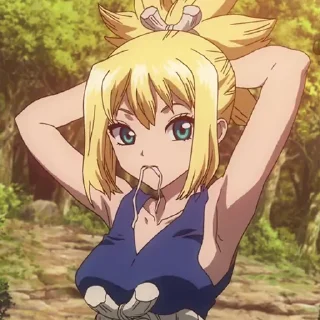 ⛰-Dr. Stone, Telegram Sticker