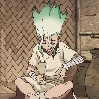 ⛰-Dr. Stone, Telegram Sticker