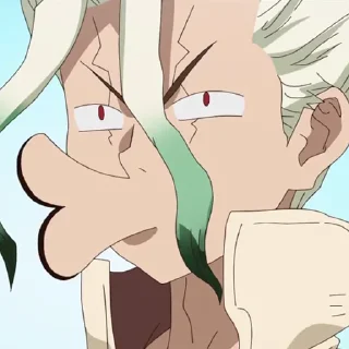 ⛰-Dr. Stone, Telegram Sticker