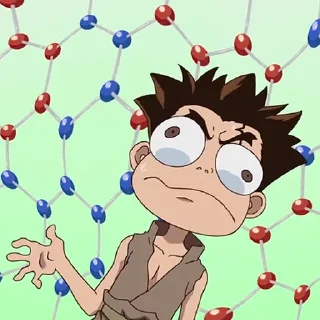 ⛰-Dr. Stone, Telegram Sticker