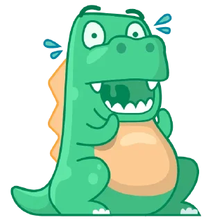 😧-Dragon Komo by Sanat Rath, Telegram Sticker