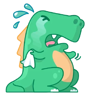 😭-Dragon Komo by Sanat Rath, Telegram Sticker