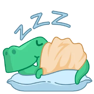 😴-Dragon Komo by Sanat Rath, Telegram Sticker