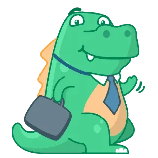 👔-Dragon Komo by Sanat Rath, Telegram Sticker