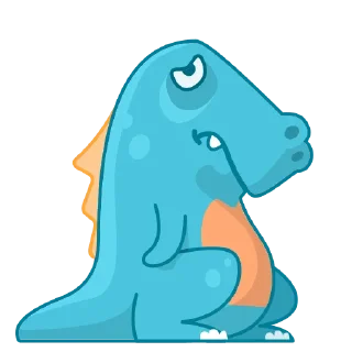 😕-Dragon Komo by Sanat Rath, Telegram Sticker