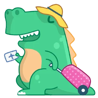 ✈️-Dragon Komo by Sanat Rath, Telegram Sticker