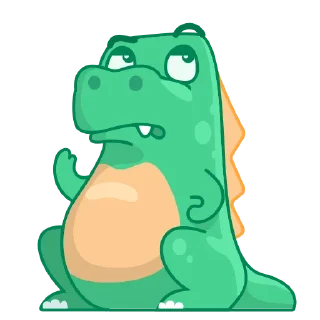 🧐-Dragon Komo by Sanat Rath, Telegram Sticker