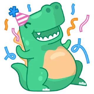 🍰-Dragon Komo by Sanat Rath, Telegram Sticker