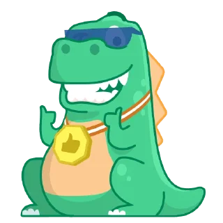 😇-Dragon Komo by Sanat Rath, Telegram Sticker