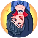 🙃-Drakulessa, Telegram Sticker