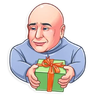 🎁-Dr. Evil, Telegram Sticker