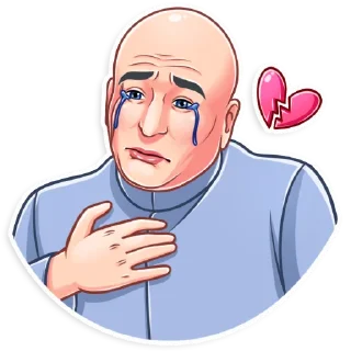 💔-Dr. Evil, Telegram Sticker