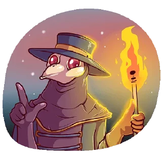 👇-Doktor Schast, Telegram Sticker